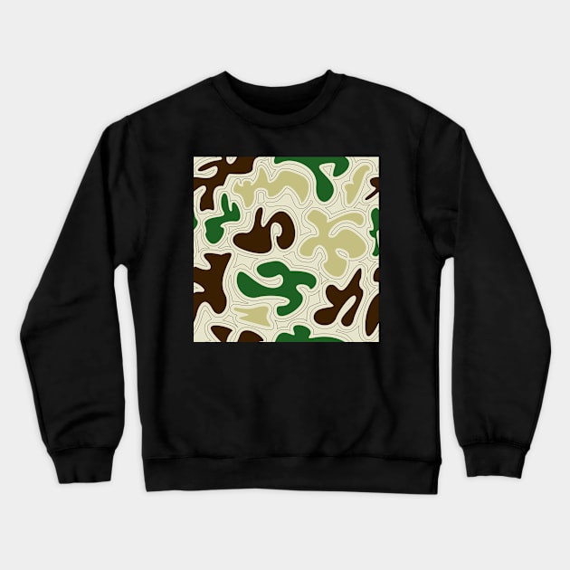 Camouflage Crewneck Sweatshirt by ilhnklv